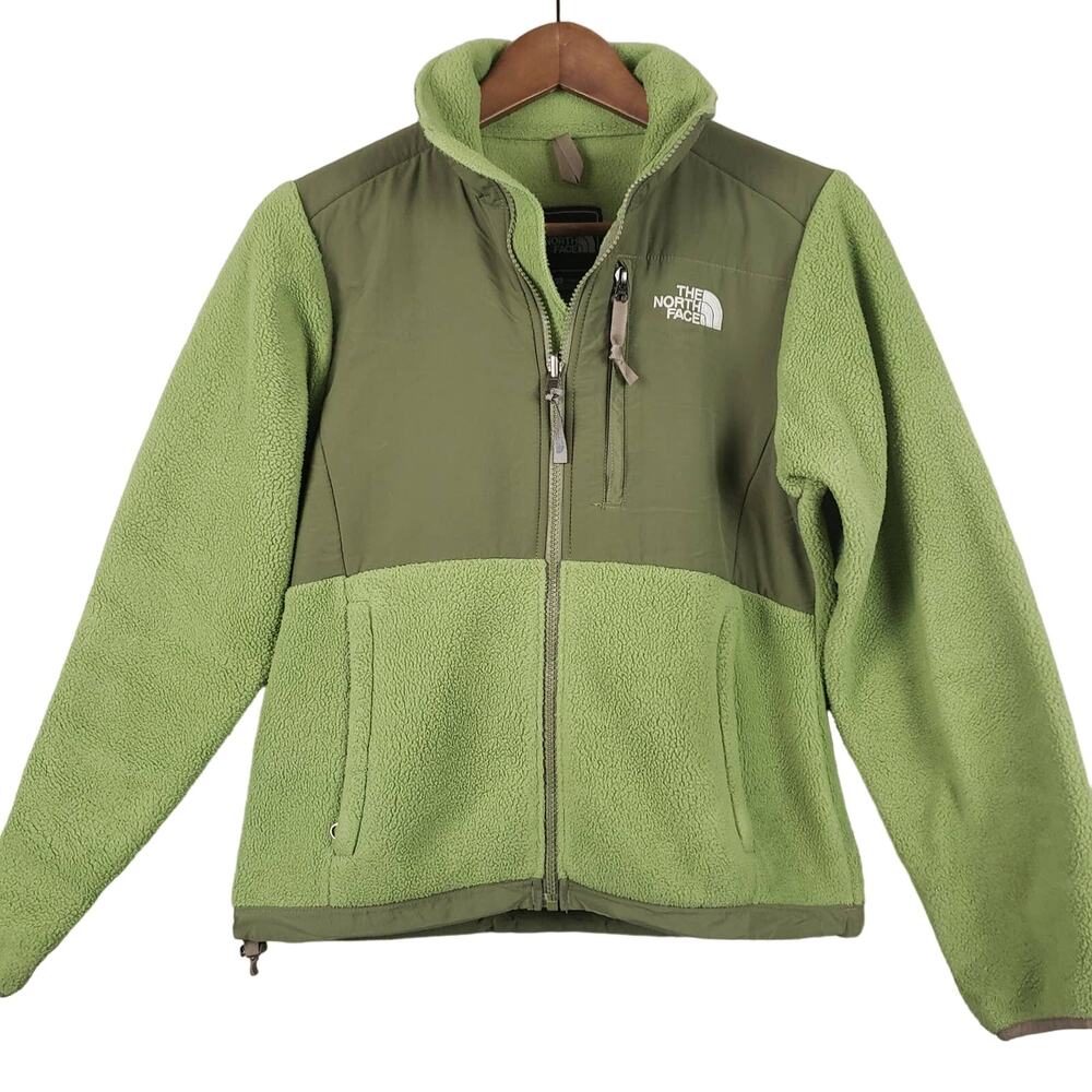 The North Face Jacket GReen Olive Lime Long Sleeve Winter Coat - XS